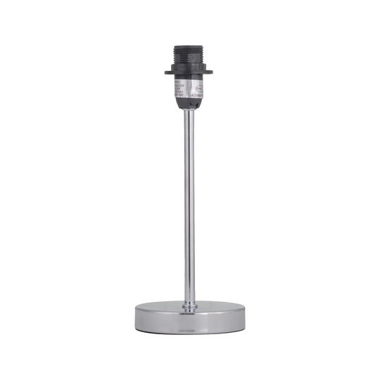 Shadle 26Cm Polished Chrome Table Lamp Base