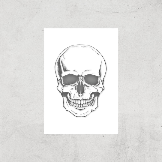Skull Art Print - A4 - Print Only