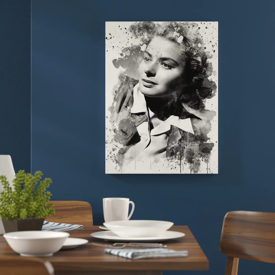 'Ingrid Bergman' Graphic Art Print Poster