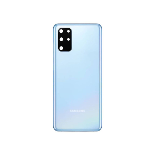 Genuine Samsung G985 Galaxy S20 Plus Rear Back Glass / Battery Cover With Camera Lens - Cloud Blue GRADE A