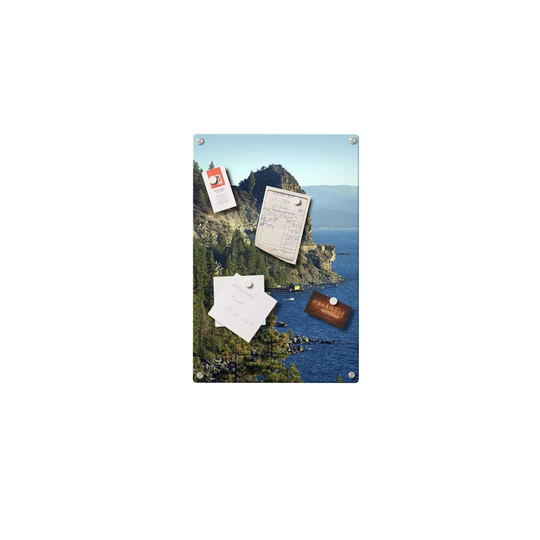 Rocky Coast Magnetic Wall Mounted Photo Memo Board
