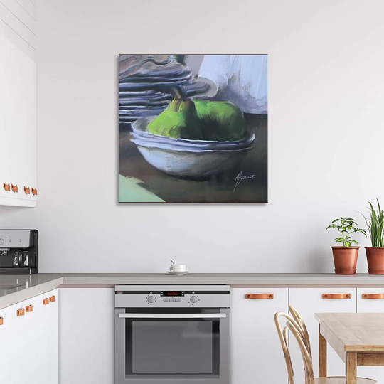 Canvas Print Still Life Pears Fruit