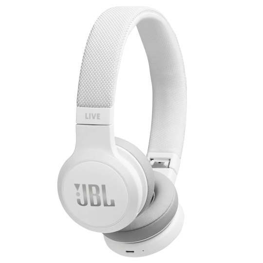 JBL Live 400 Bluetooth Wireless On-Ear Headphones - White