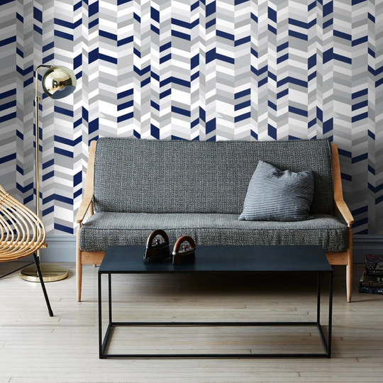 Wallpaper Roll 312X219 Mural Decoration Kitchen Livingroom Bedroom w/Print-Chevron Chevron Geometric
