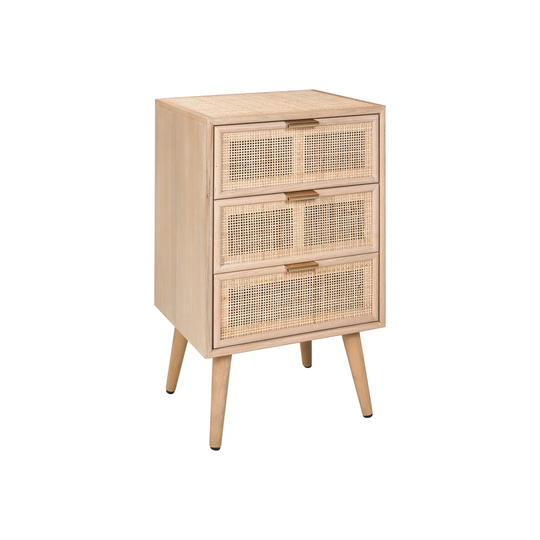 Halycon 3 Drawer Bedside Table