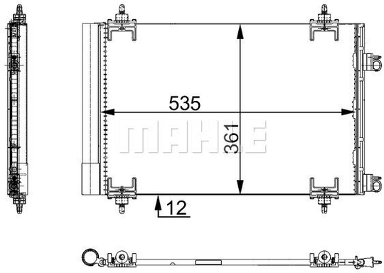 Condenser Air Conditioning 8FC351317-574 by BEHR