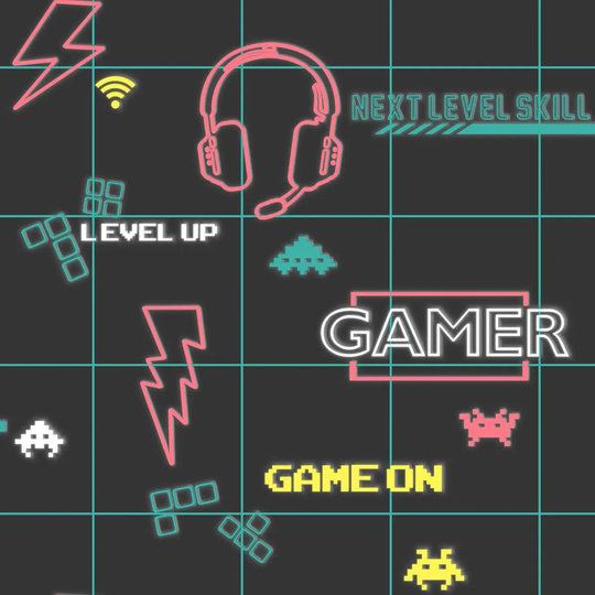Holden Decor Gamer Black/Neon Pink Wallpaper