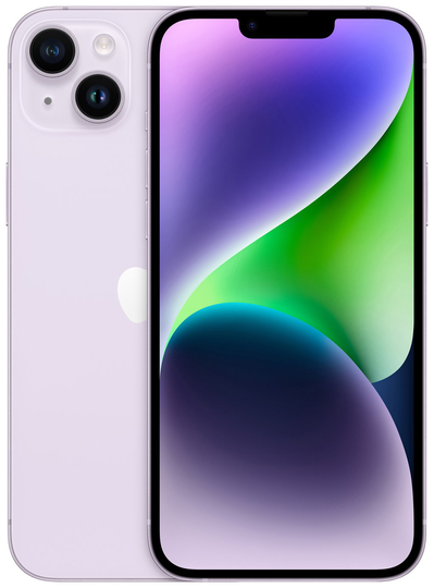 SIM Free iPhone 14 Plus 5G 256GB Mobile Phone - Purple