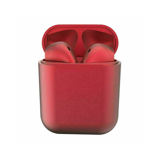 (Red) Bluetooth Earbud Bluetooth Headphones Wireless Earbuds for All Bluetooth Devices