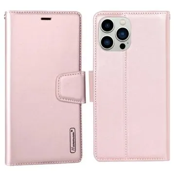 Hanman Mill iPhone 14 Pro Max Wallet Case - Rose Gold