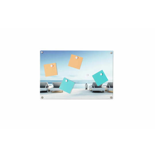 Holiday Magnetic Wall Mounted Photo Memo Board