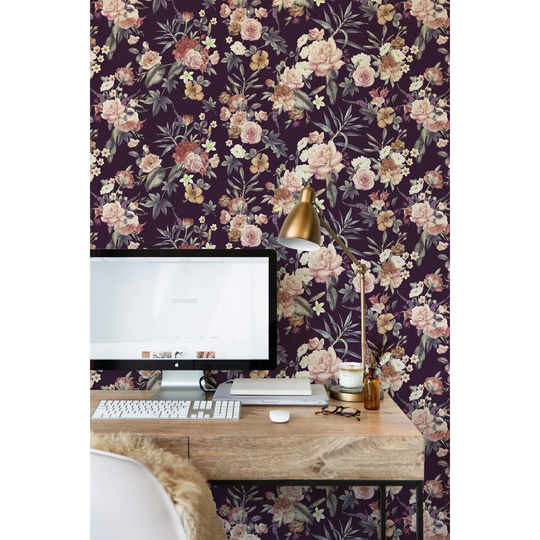 Precita Floral Wallpaper