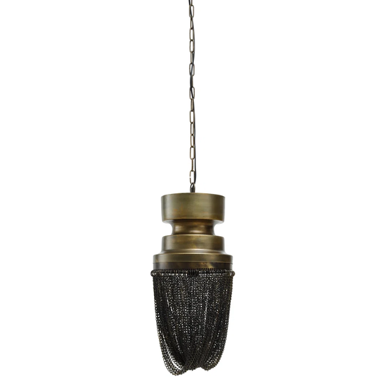 Dotsero Bronze 1-Bulb 50" H Plug-in Outdoor Hanging Lantern