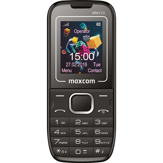 Maxcom Classic GSM Pocket Mobile Phone -blue/Black
