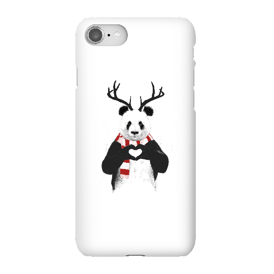 Balazs Solti Winter Panda Phone Case for iPhone and Android - iPhone 8 - Snap Case - Matte
