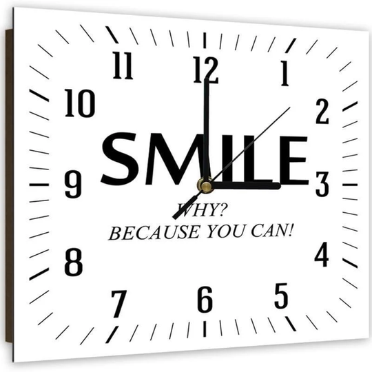 Smile 2 Silent Wall Clock