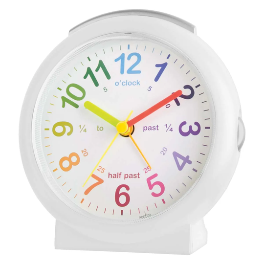 Acctim CK5212 Lulu 2 Alarm Clock White