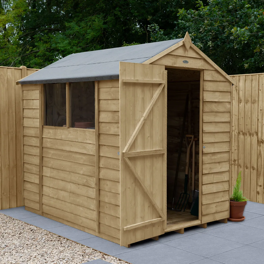 Forest Garden Overlap Pressure Treated 7X5 Apex Shed