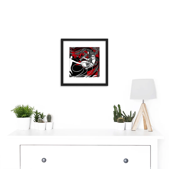 Bradley Ault Wiborg Printers Nouveau Advert - Picture Frame Graphic Art