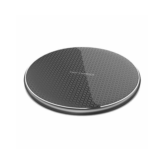 (Black ) Luxury Qi Fast Wireless Charging Pad For iPhone