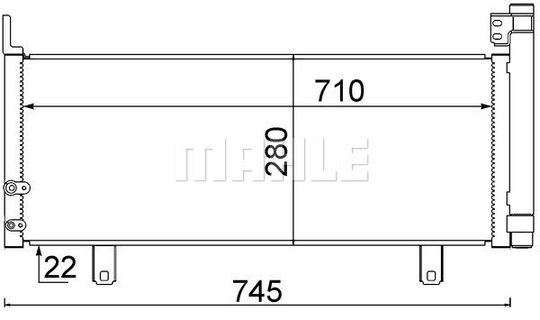 Condenser Air Conditioning 8FC351310-651 by BEHR