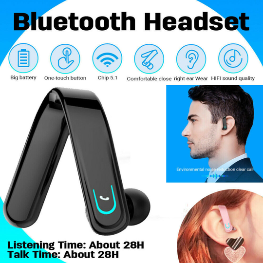 Wireless Bluetooth 5.1 Headphones Earphones Earbud Earpiece Handsfree