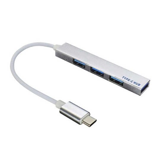 USB2.0 Hub 4Port Multi USB Splitter Adapter Docking Station Type-C 3.1 Hub For Samsung Xiaomi Macbook PC Computer Accessories