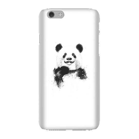 Balazs Solti Moustache And Panda Phone Case for iPhone and Android - iPhone 6 - Snap Case - Matte