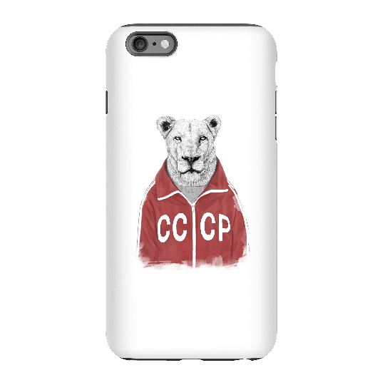 Balazs Solti CCCP Lion Phone Case for iPhone and Android - iPhone 6 Plus - Tough Case - Gloss
