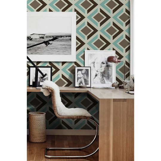 Jahneil 2.5m x 2.5m Matte Wallpaper Roll