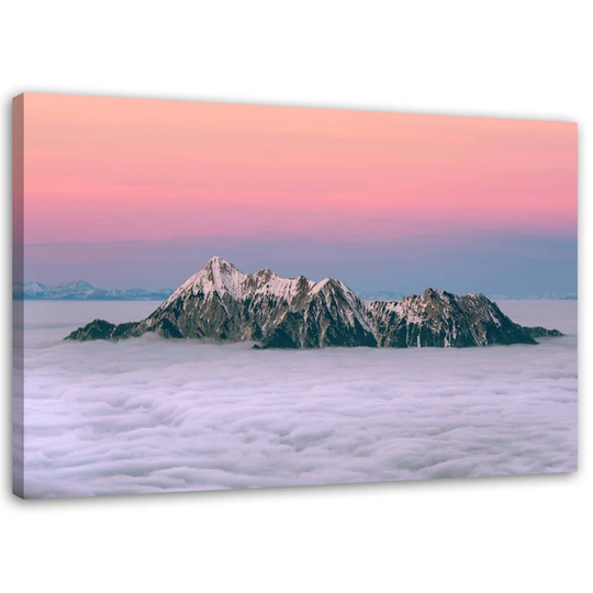 Canvas Print Modern Clouds Mountain