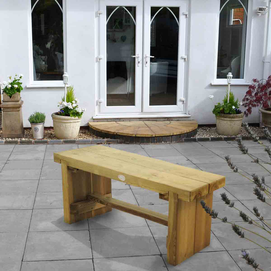 Forest Garden 1.2m Double Sleeper Bench
