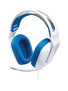 Logitech G335 Wired Gaming Headset - White