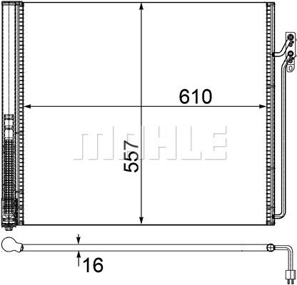 Condenser Air Conditioning 8FC351309-341 by BEHR