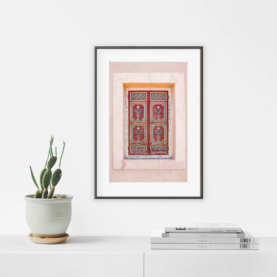 Moroccan Window N°2 - Picture Frame Graphic Art Print on Paper