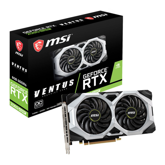 MSI GeForce RTX 2060 SUPER VENTUS GP OC 8GB Graphics Card
