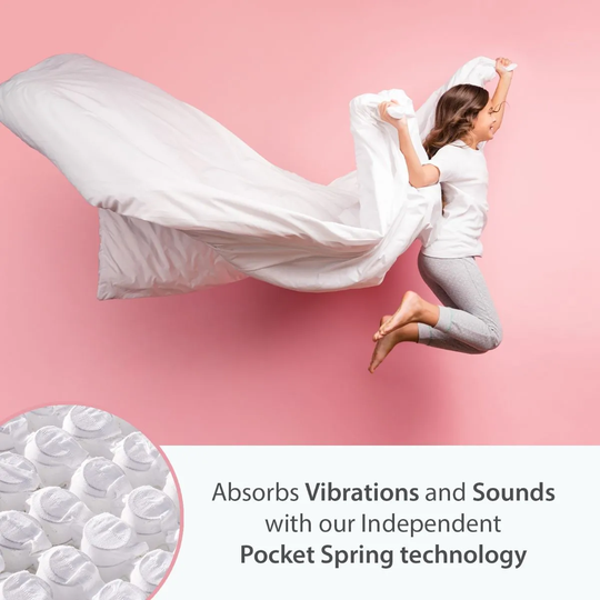 Limoge Tranquil Single Cool Gel Memory Foam Pocket Sprung Mattress