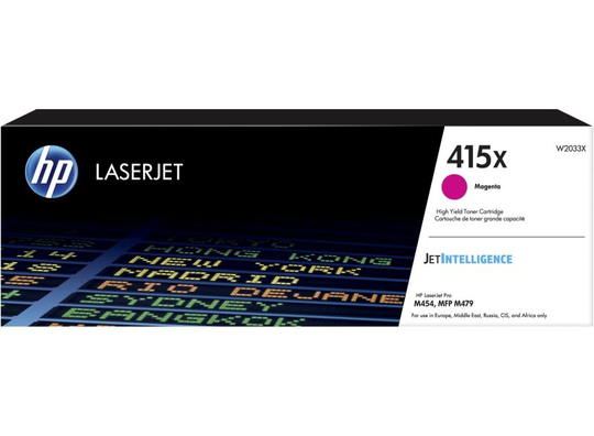 HP 415X High Yield Magenta Toner Cartridge W2033X
