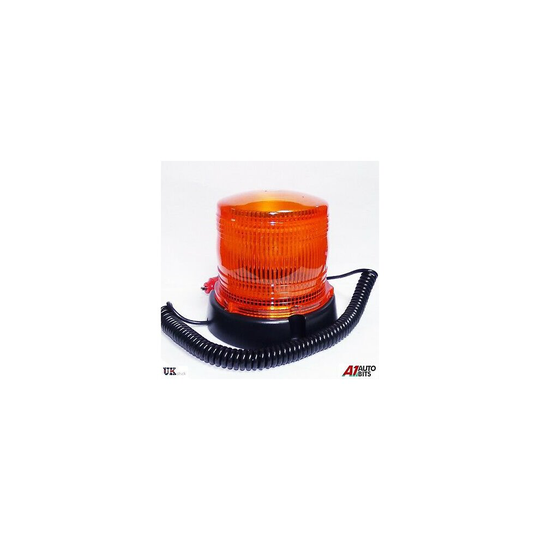 12V 24 LED Magnetic Flashing Amber Beacon Lorry Car Van Tractor Forklift Digger
