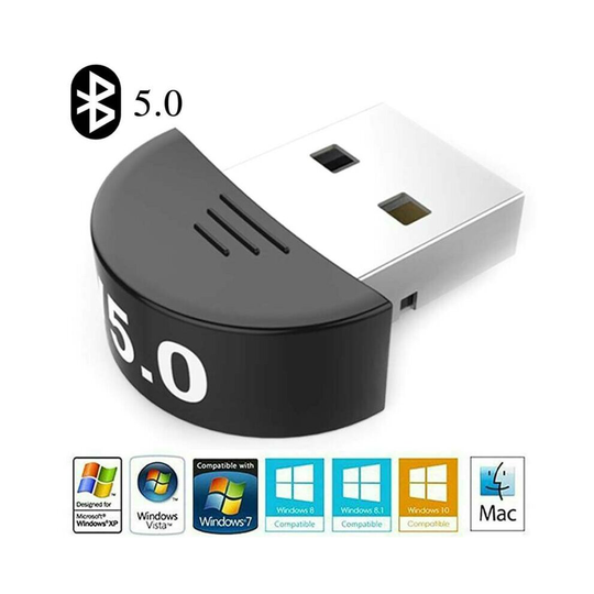 Bluetooth 5.0 Wireless USB PC Dongle Adapter