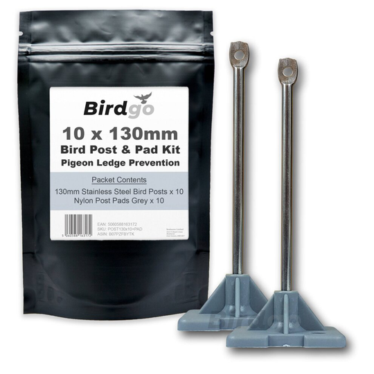 (130mm) Birdgo Pigeon Post & Stick-on Pad Kit