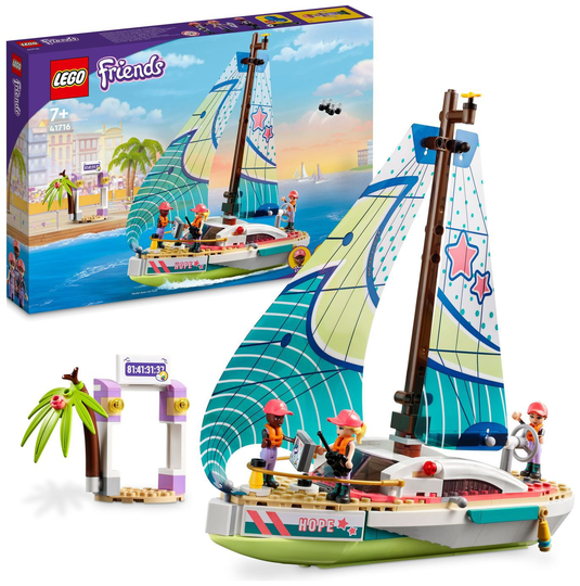 LEGO Friends Stephanie's Sailing Adventure Boat Toy 41716