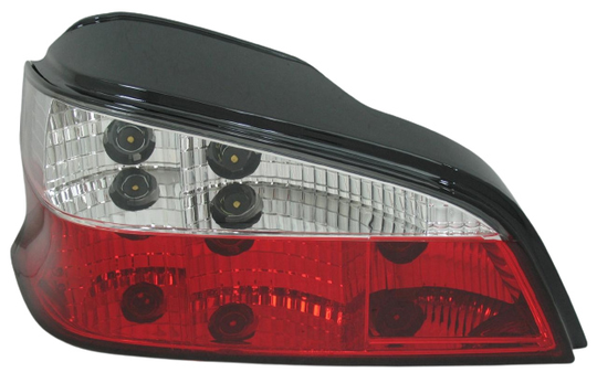 Set Tail Lights Peugeot 106 1996- - Red / Clear DL PER38 AutoStyle DL PER38