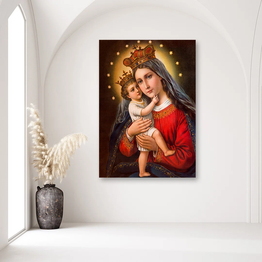 Canvas Print RELIGIOUS Madonna With Child,