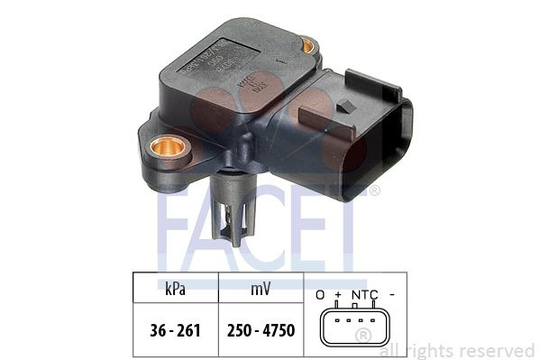 Air Pressure Sensor, height adaptation Made in Italy - OE Equivalent 103076