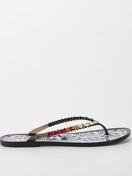Sophia Webster Esme Flip Flops - Black