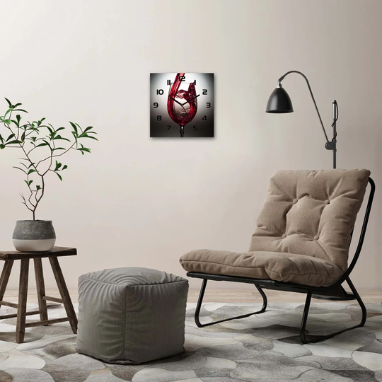 Jocylin Wine Silent Wall Clock