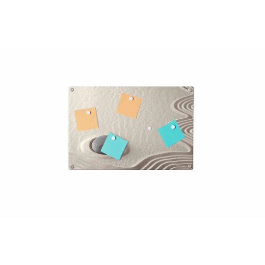 Stones Sand Magnetic Wall Mounted Photo Memo Board