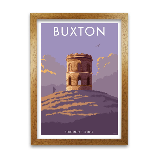 Derbyshire Buxton Solomons Temple - Graphic Art Print