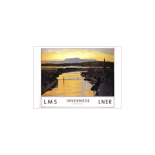(A2 (59x42cm)) Inverness, LMS/LNER poster, 1923-1947 (Poster Print)